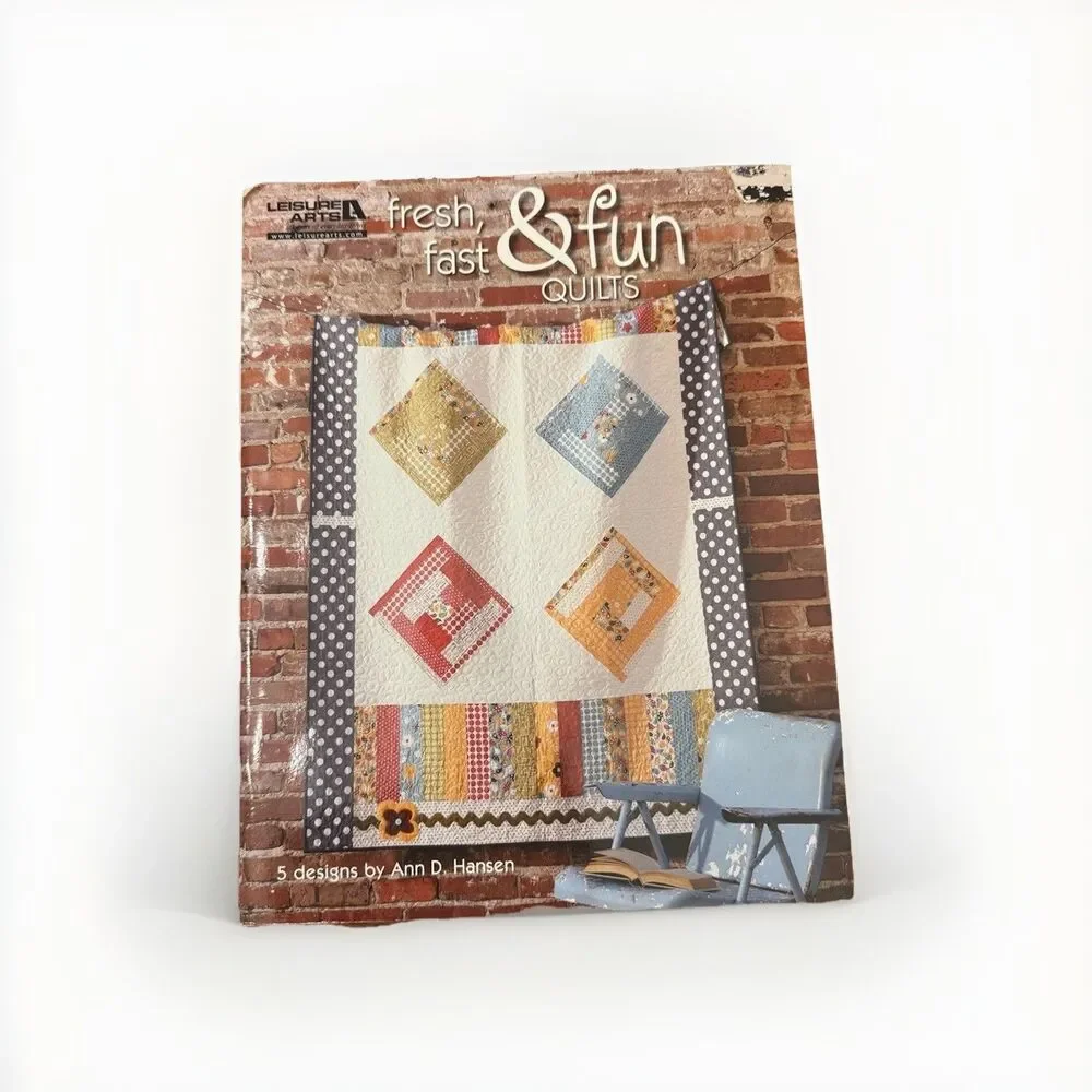 Fresh Fast Fun Quilts Quilting Pattern Book 5 Designs Ann Hansen Leisure Arts
